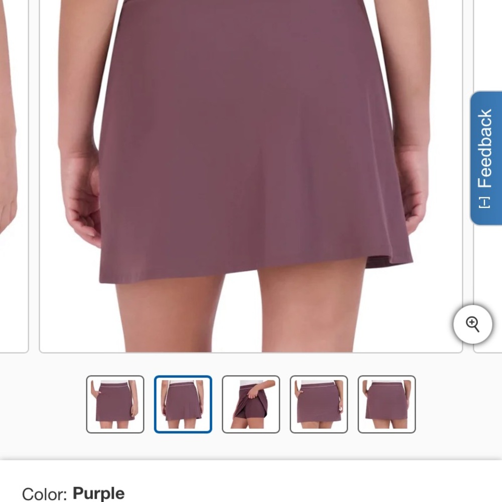 Soybu Women's Purple Skorts - Picture 2 of 4
